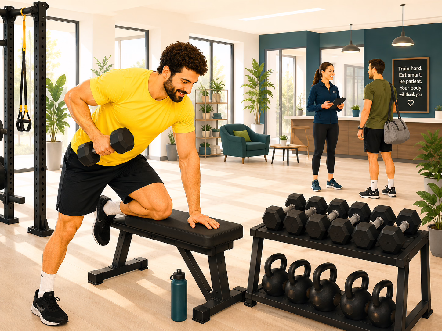 weiterlernen-ausbildungsbetrieb-illustration Illustration eines Ausbildungsverantwortlichen beim selbstständigen Training